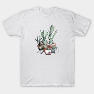Cactus Family Portrait T-Shirt